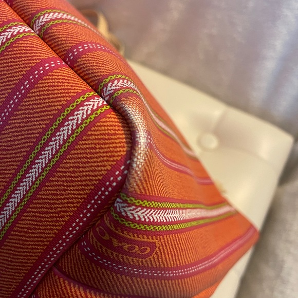 COACH Legacy Weekend Ticking Stripe Tote - Picture 6 of 12